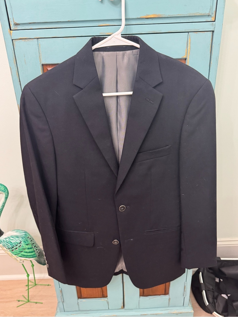 Pronto Uomo Navy Two-Button Sport Coat
